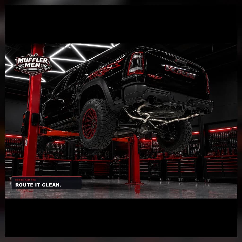 Dodge RAM TRX underbody routing for Oak Flats Muffler Men exhaust advice